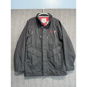 Spyder Black Insulated Winter Sport Coat Womens XL Parka Snowmobile Ski Team USA